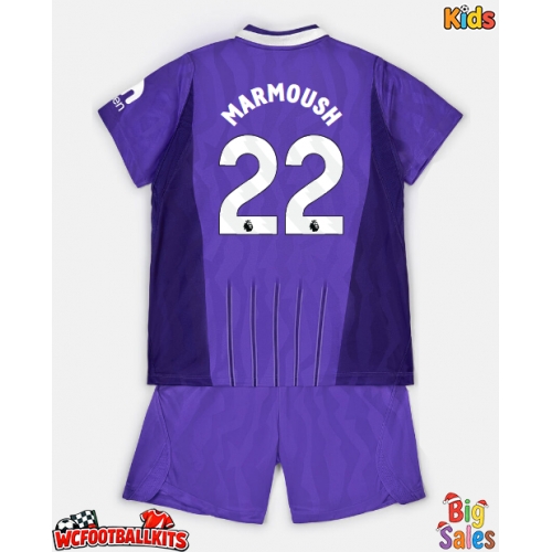 Tottenham Hotspur Omar Marmoush #22 Replica Third Stadium Kit for Kids 2026-27 Short Sleeve (+ pants)